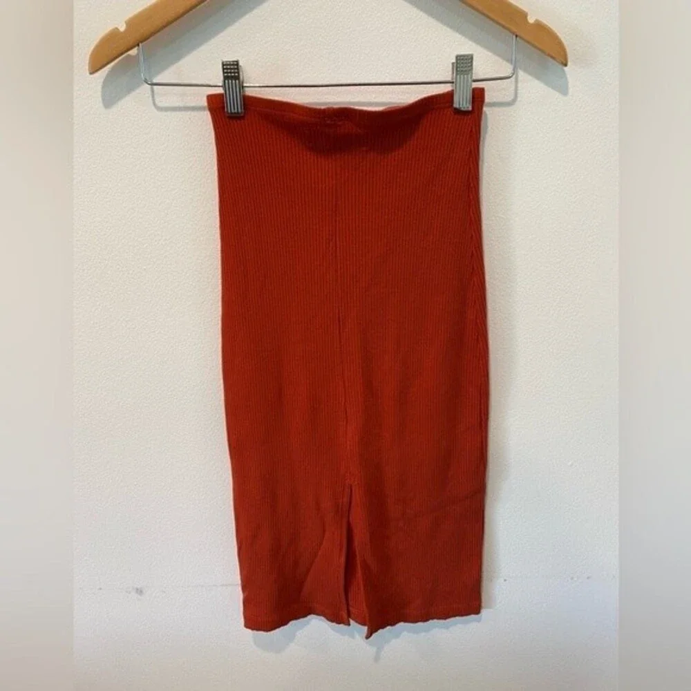 REFORMATION Rustic/Orange Size M pencil skirt